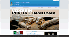 Desktop Screenshot of comune.ascolisatriano.fg.it